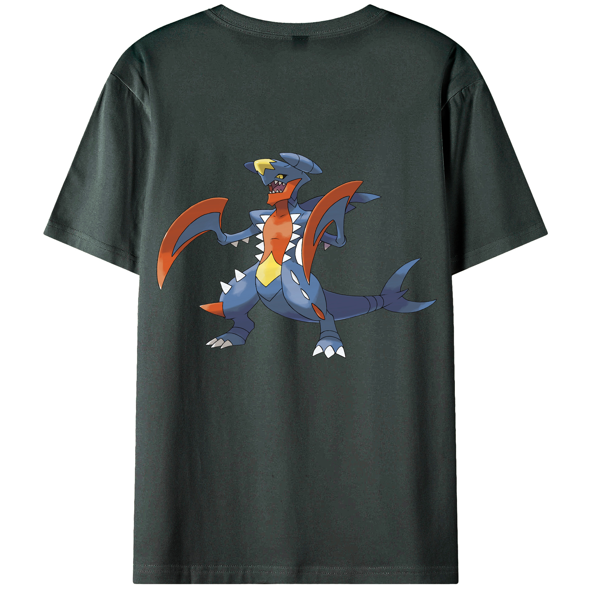 （画像用） ポケットモンスター Pokémon 綿100％ メンズ半袖Tシャツ（バックプリント） 通気性